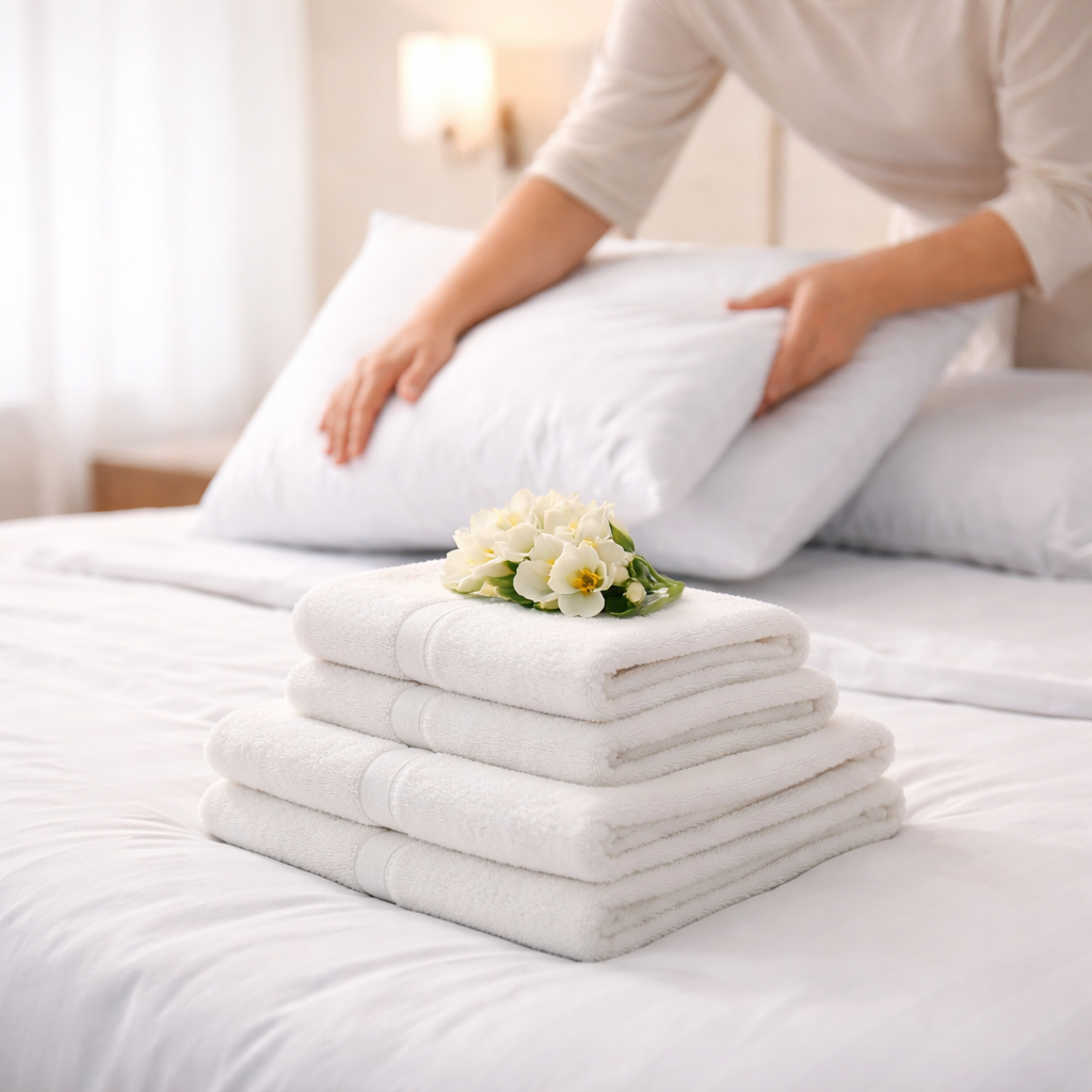 Pack linge de lit & toilette (option pour les locataires)